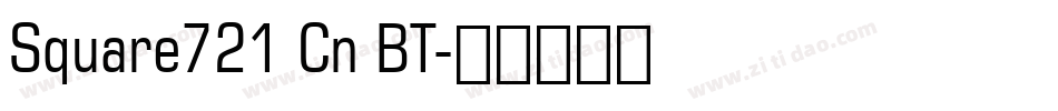 Square721 Cn BT字体转换